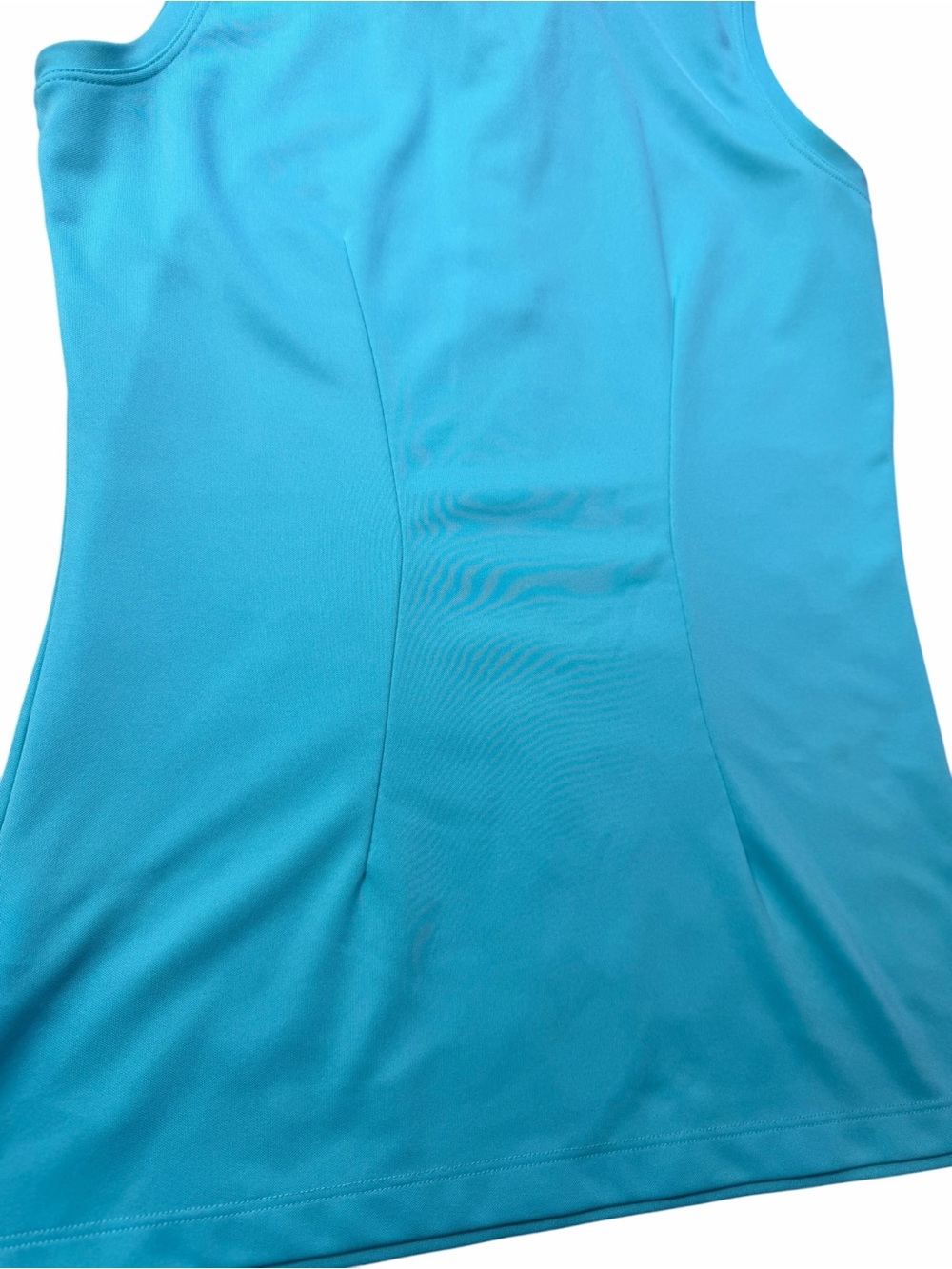 Nike Golf Dri-FIT Women's XS Sky Blue Sleeveless Polo Shirt - Picture 6 of 7